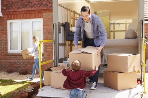 Commercial movers planning an office relocation in London