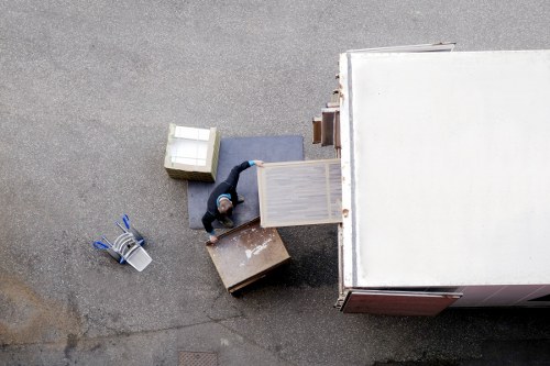 House removals team planning a London home move