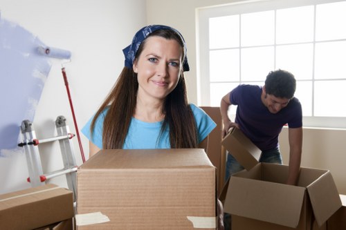 Fire safety equipment and clear storage access route