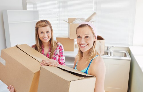 Local moving van service supporting a London office move